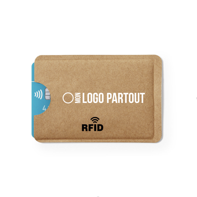 Etui carton personnalisable anti-RFID Blackbal 