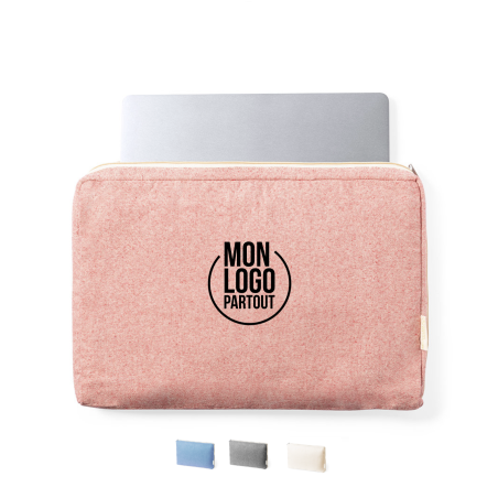 Housse d'ordinateur coton recyclé Drift 