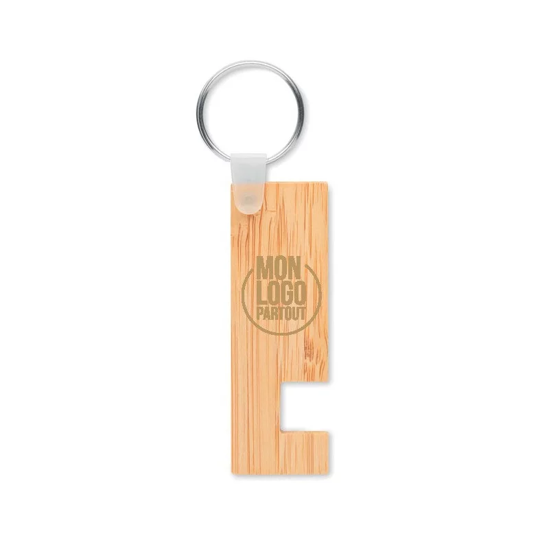 Porte-clés support en bambou Gankey 