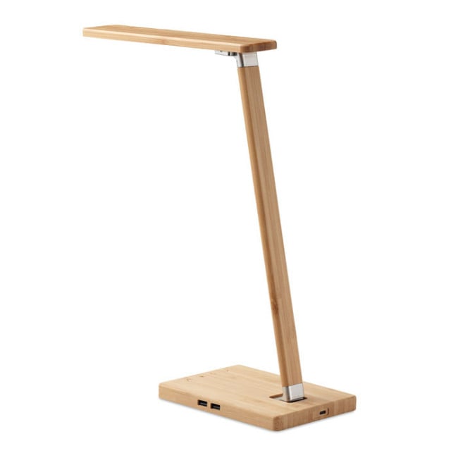 Lampe de bureau personnalisée en bambou Neat