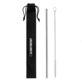 Pailles réutilisables en Acier