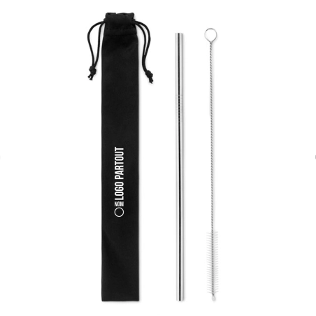 Pailles réutilisables en Acier 