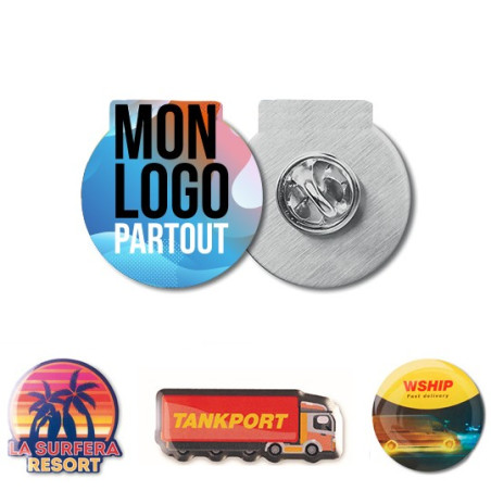 Pin’s Publicitaire Marquage Quadri Pin’s Publicitaire Marquage Quadri - couv