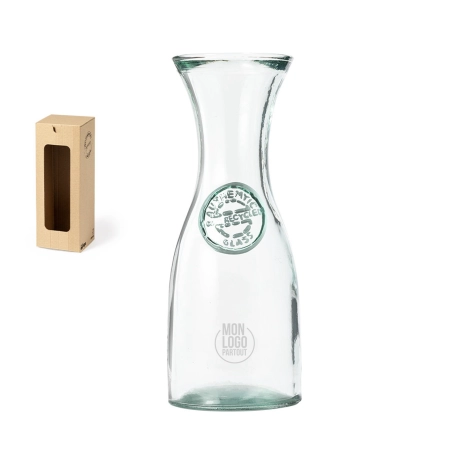Carafe en verre recyclé publicitaire Zaslet 800 ml 