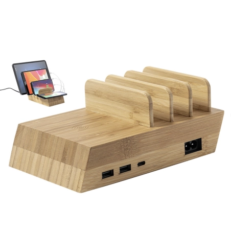 Hub de changement en bambou Lupint 