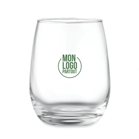 Verre en verre recylé personnalisable 420 ml 