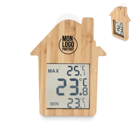 Station météo en bambou Hisa