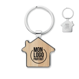 Porte-clés Bambou & métal...