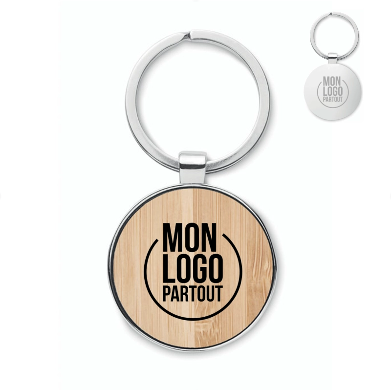 Porte-clés Bambou & métal...