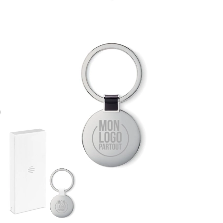 Porte-clés Publicitaire Round Métal 