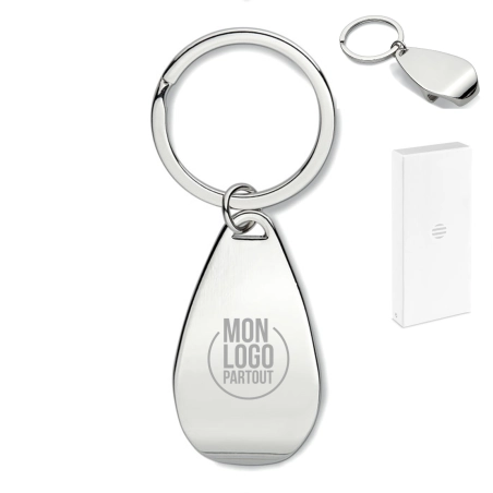 Porte-clés Décapsuleur Publicitaire Métal 