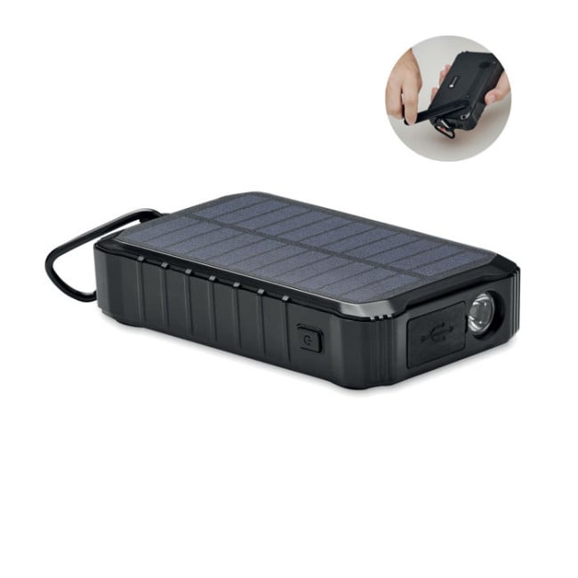 Powerbank solaire avec dynamo à manivelle Dya