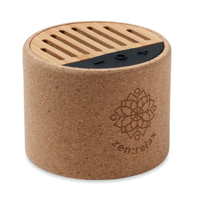 Enceinte publicitaire en liège Round +