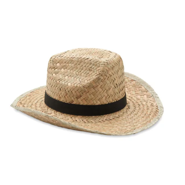 Chapeau cow-boy publicitaire en paille Texas