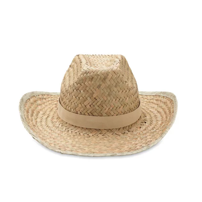 Chapeau cow-boy publicitaire en paille Texas