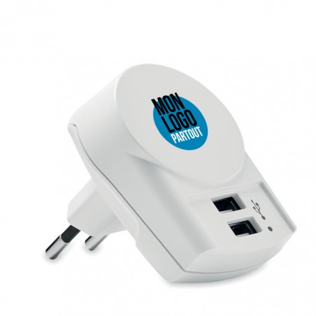 Chargeur Euro USB x2 SKROSS ® 
