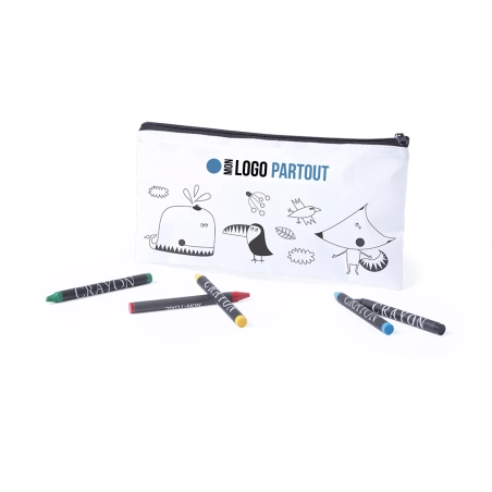 Trousse à colorier publicitaire skinga 