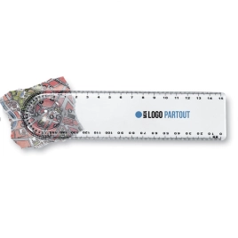 Règle transparente 3 en 1...