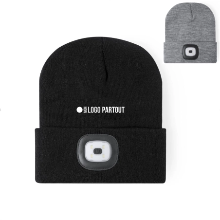 Bonnet publicitaire avec Led frontale Koppy 