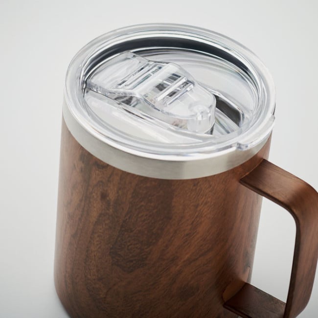 Mug en acier aspect bois Namib Mug 300 ml