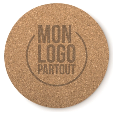 Sous-verres en liège Personnalisable Sous-verres en liège Personnalisable - couv