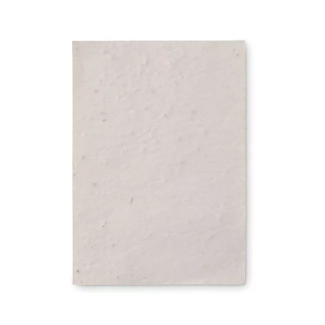 Feuille de papier recyclé à planter A6 Asido