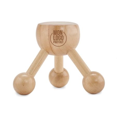 Masseur manuel en bois publicitaire ASSA 