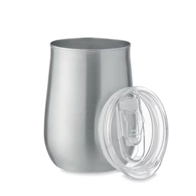 Gobelet en acier avec couvercle Ursa 500 ml