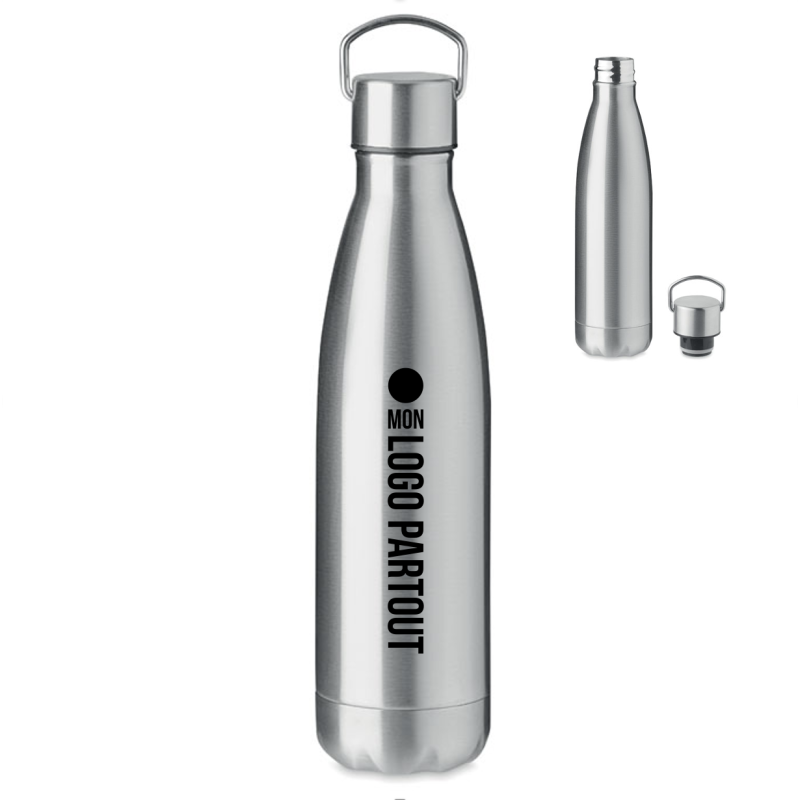 Bouteille en acier publicitaire ARTIC 500 ml 