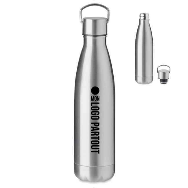 Bouteille en acier publicitaire ARTIC 500 ml 