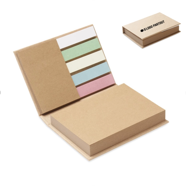 Bloc-notes adhésif en papier recyclé MEUI
