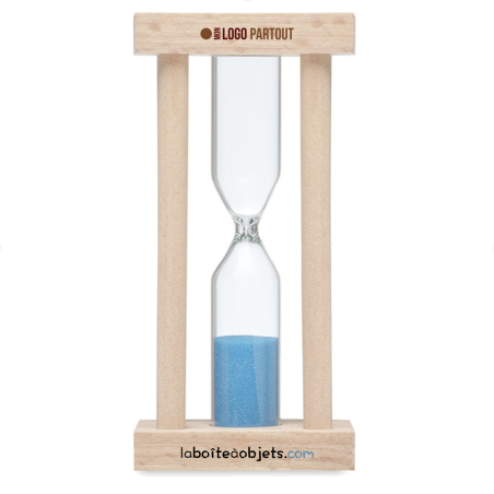 Sablier en bois personnalisable 3 min 