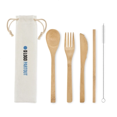 Set Couverts réutilisables Publicitaires 