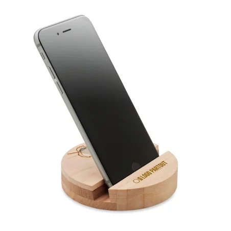 Support de téléphone en bouleau Grow Round Stand 