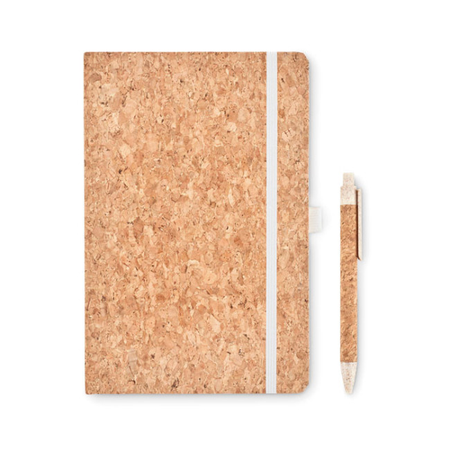Set carnet & stylo en liège Suber 