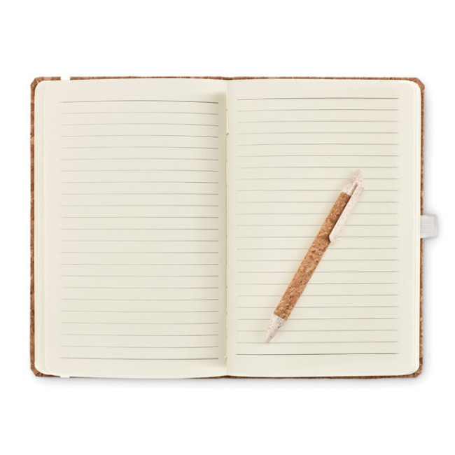 Set carnet & stylo en liège Suber 