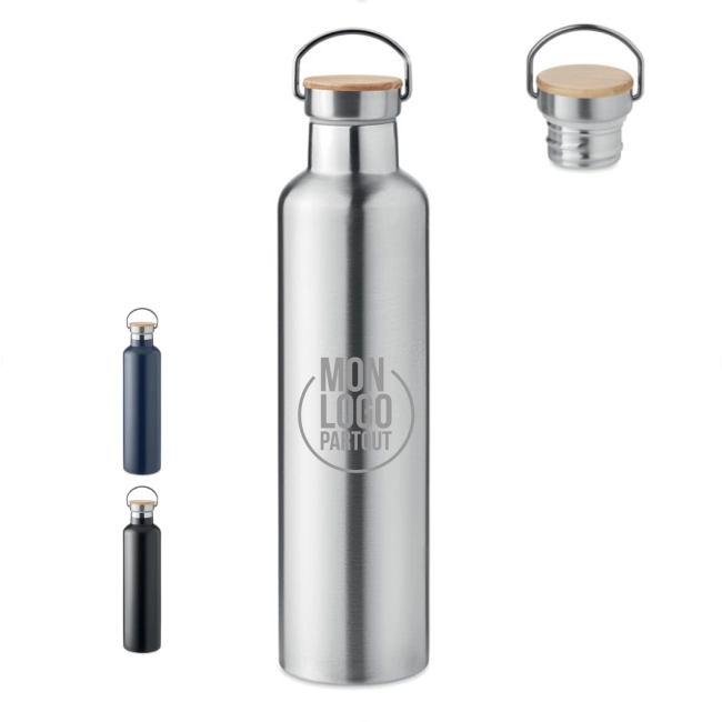 Bouteille isotherme publicitaire Helsinki 1L