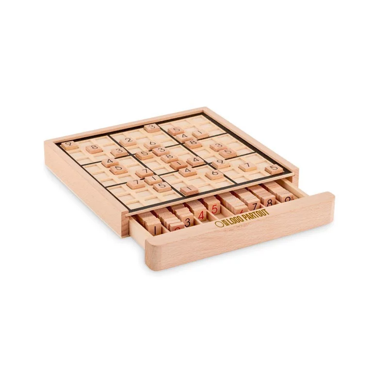 Sudoku publicitaire en bois 