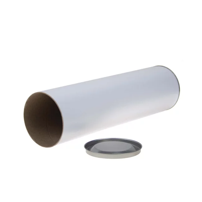 Tube carton personnalisé pour bouteille de vin 