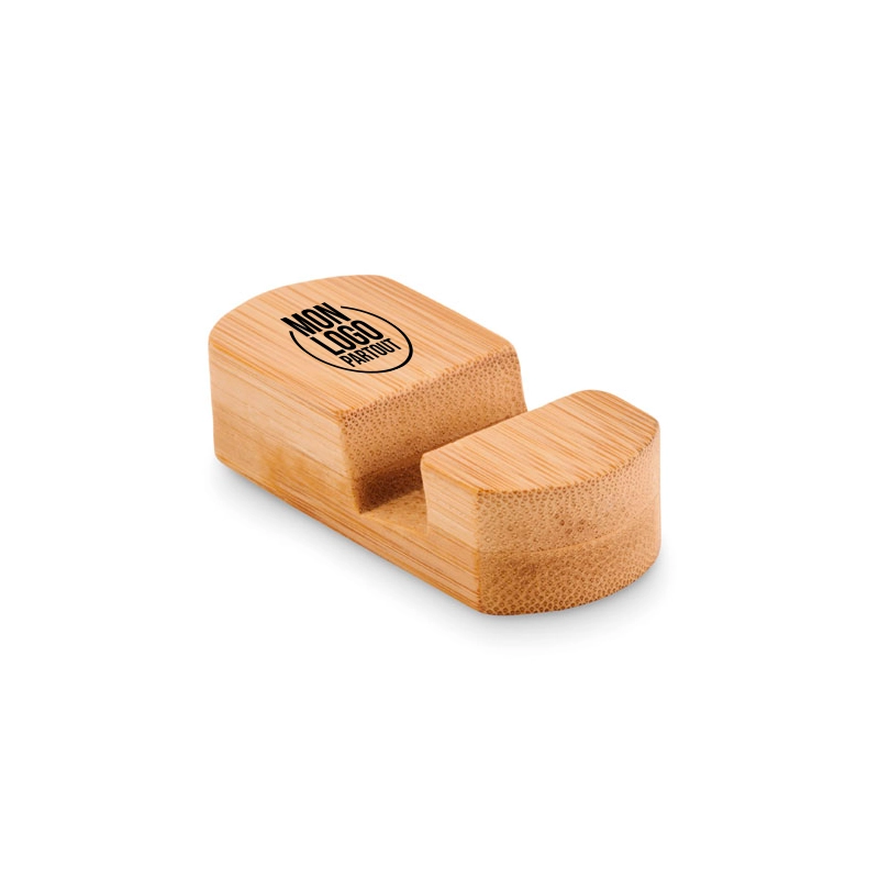 Mini support en bambou publicitaire Poy 