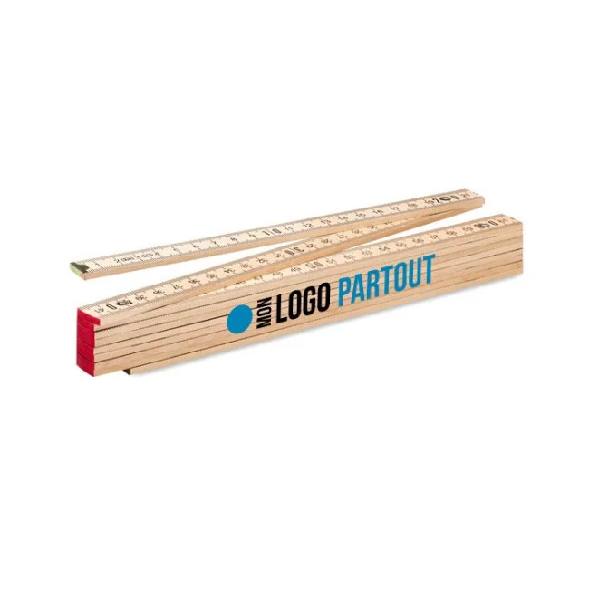 Règle de menuisier en bois Ara 2 Mètres 