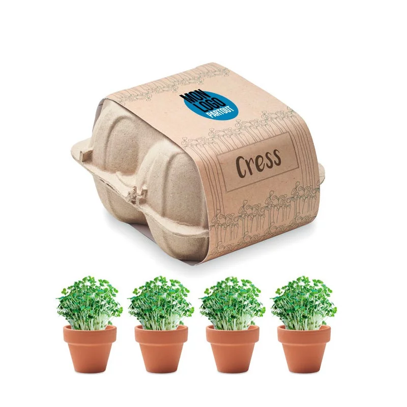 Lot de 4 pots en terre...