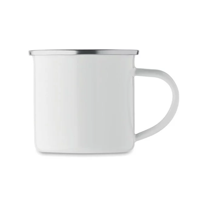 Mug vintage en métal Plateado 200 ml