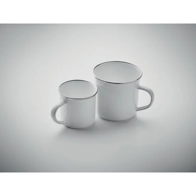 Mug vintage en métal Plateado 200 ml