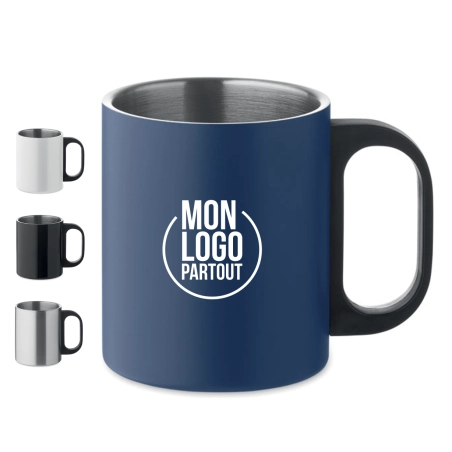 Mug publicitaire en inox Taniss 300 ML 