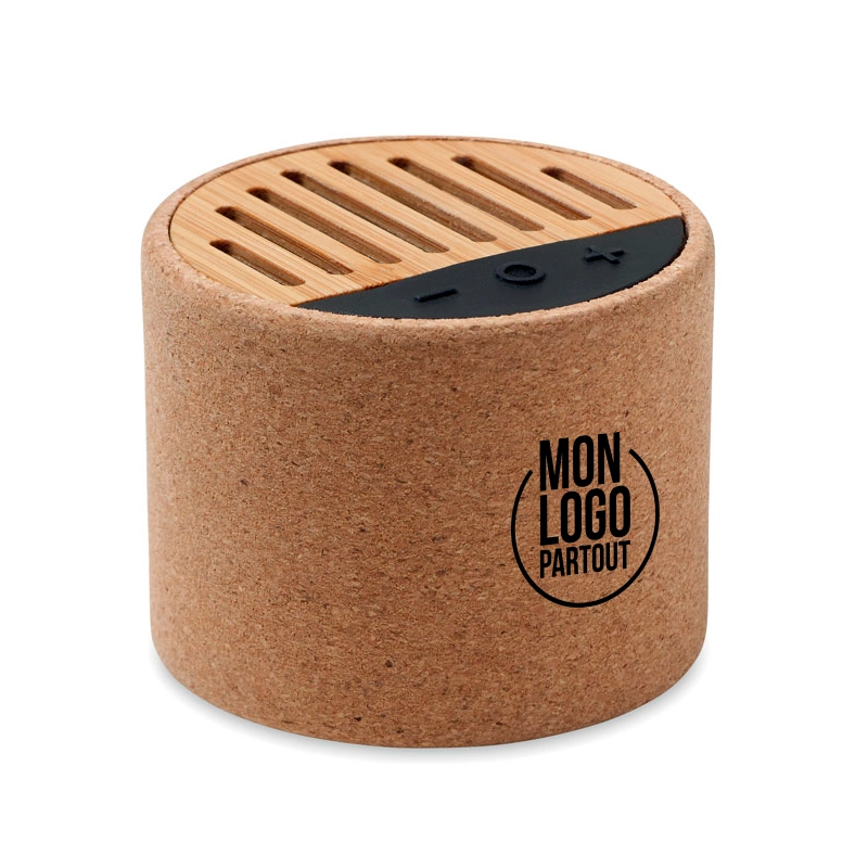 Enceinte publicitaire en liège Round + 