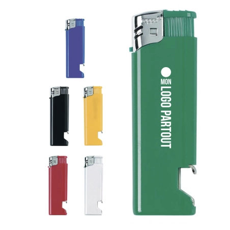 Briquet Publicitaire Décapsuleur Auto 