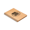 Carnet A5 de notes publicitaire bambou Bram 