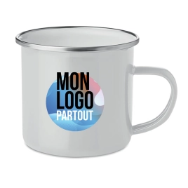 Tasse vintage en métal...