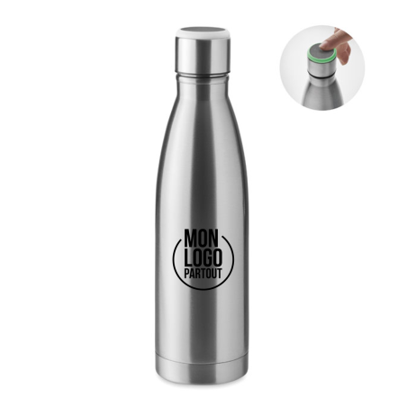 Bouteille publicitaire en acier intelligente DEREO 500 ml 